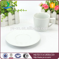 Classical porcelain ceramic cup with saucer holder